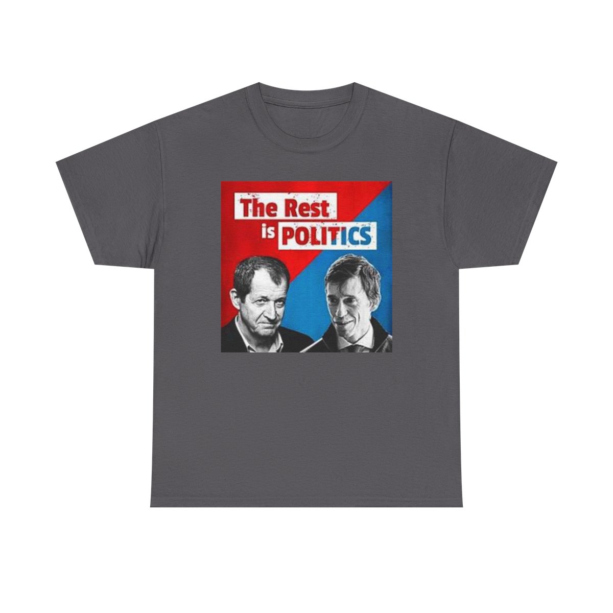 The Rest Is Politics T-Shirt | Political Podcast Artwork Tee | The Rest is Politics Podcast - alternate angle 5, merchandise