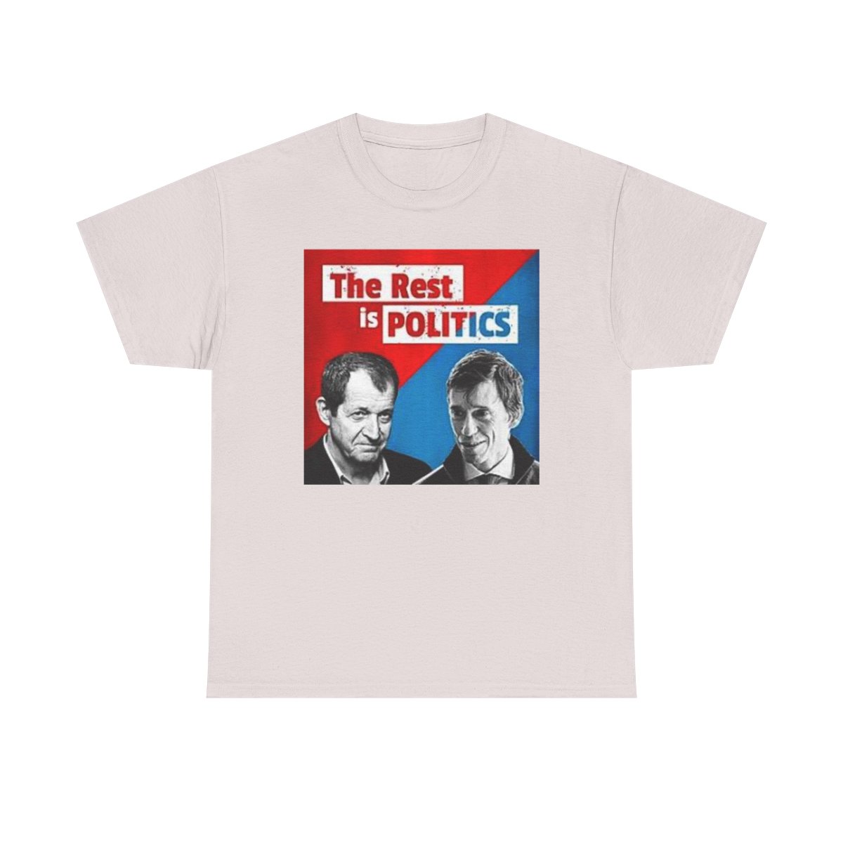 The Rest Is Politics T-Shirt | Political Podcast Artwork Tee | The Rest is Politics Podcast - alternate angle 3, merchandise
