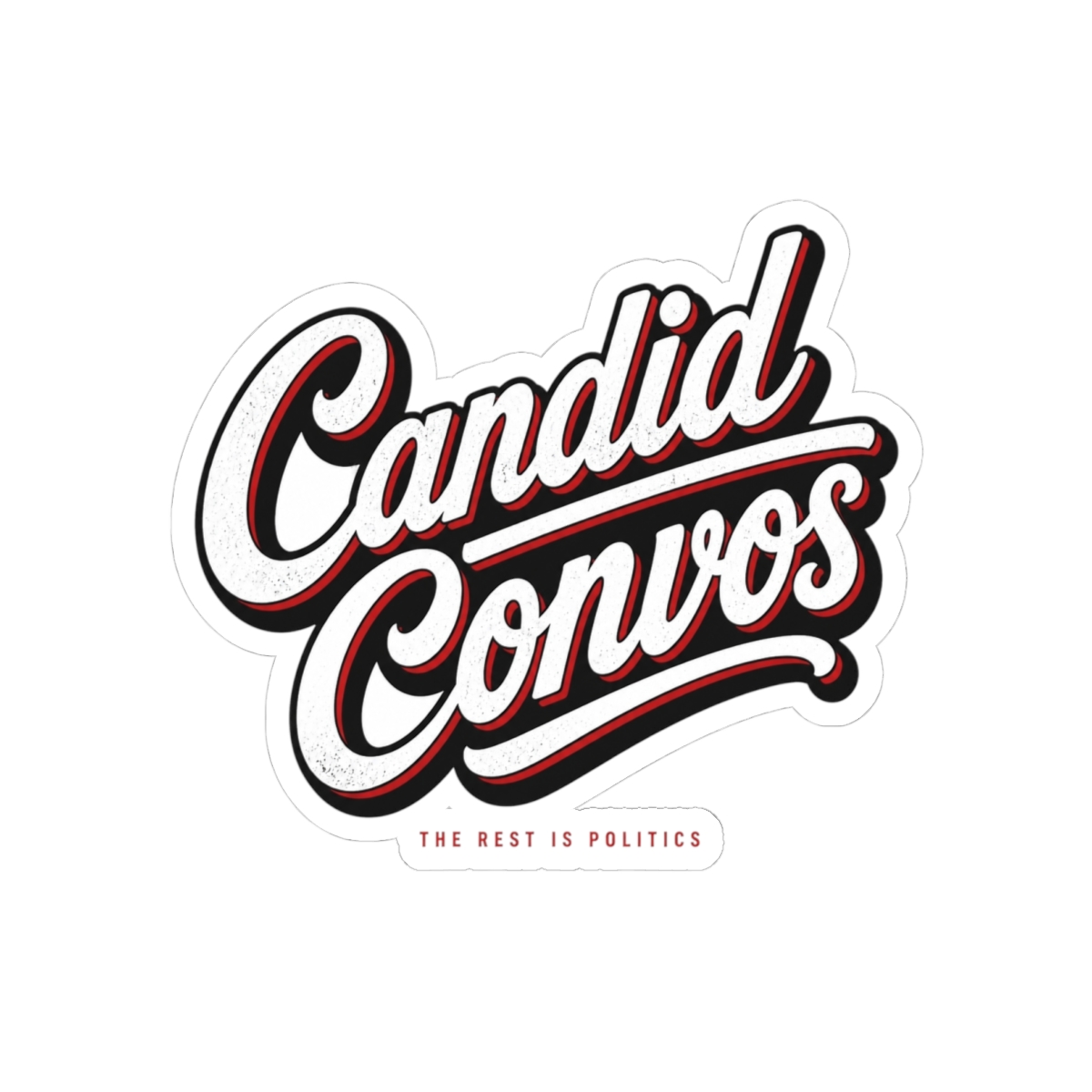 The Rest Is Politics "Candid Convos" Sticker