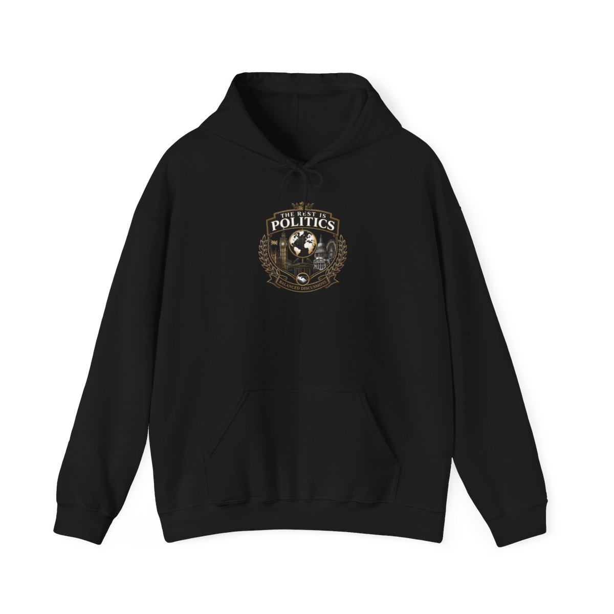 The Rest Is Politics "BALANCED DISCUSSIONS" Hoodie — official The Rest Is Politics Hoodies